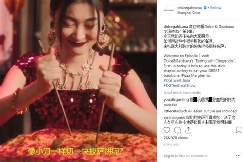 dolce gabbana racist ad|Dolce & Gabbana China Show Cancelled Amid Racism Outcry.